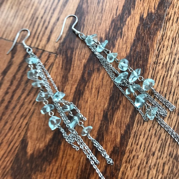 Tai Knots Semi precious stone multi layer necklace and earrings - Picture 2 of 6